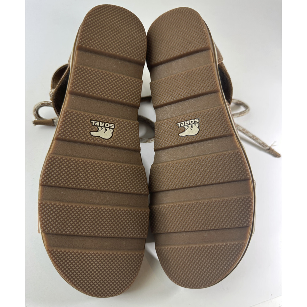 Sorel Torpeda II Lace Up Gladiator Sandals Camel Brown Strappy Leather Size 9 - Picture 12 of 12